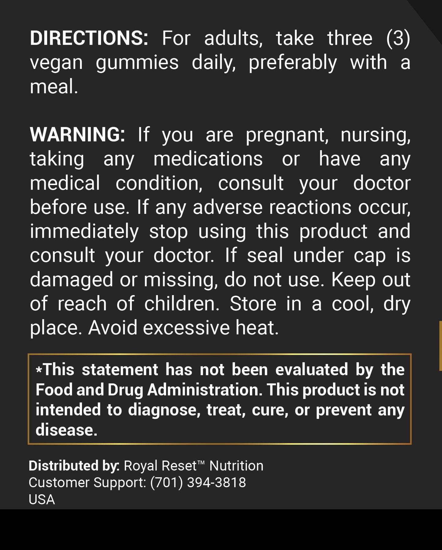 Royal Reset Apple Cider Vinegar Gummies