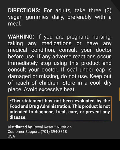 Royal Reset Apple Cider Vinegar Gummies